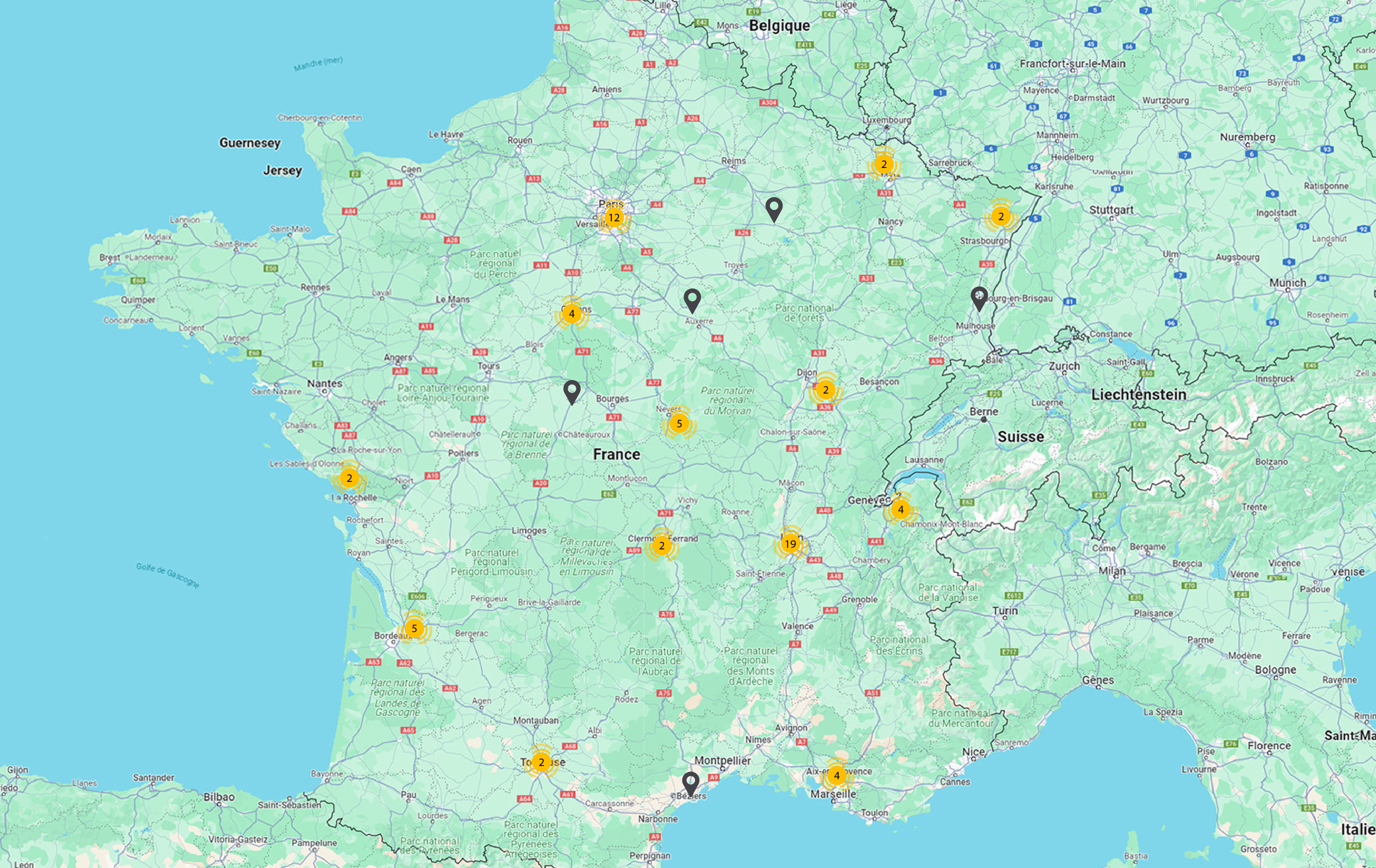 carte filiales firalp
